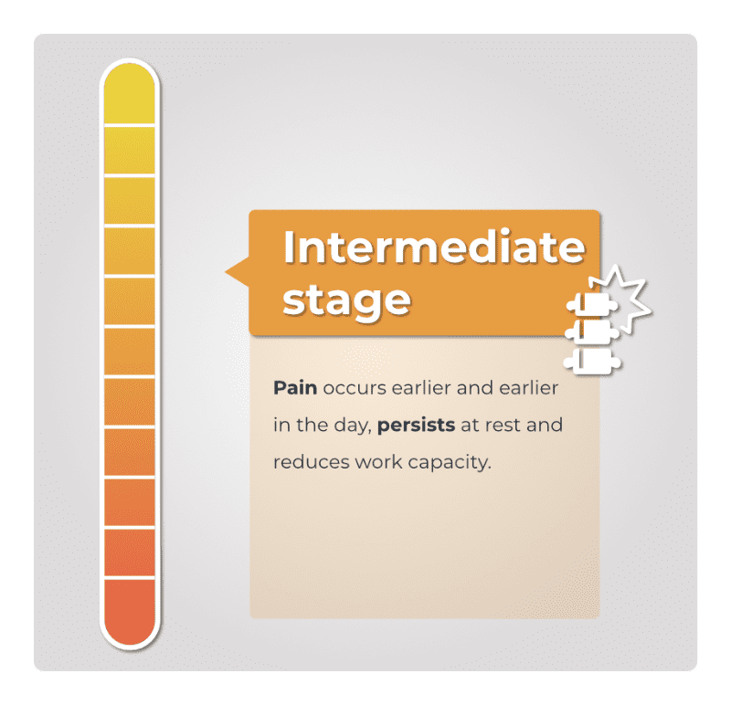 Stages of MSD - Intermediate stage